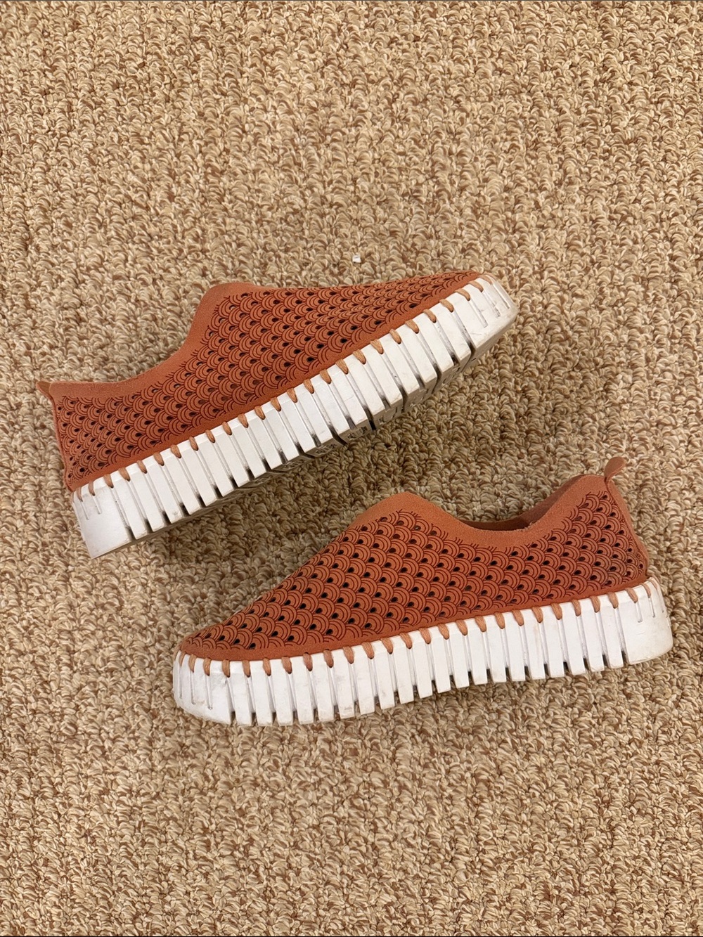 Ilse Jacobsen Tulip Slip-On Shoe Brown & White Sneakers